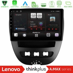 Lenovo Thinkplus A2MAX Series 8Core Android15 4+64GB  Toyota Aygo/Citroen C1/Peugeot 107 Navigation Multimedia Tablet 10"