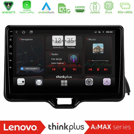Lenovo Thinkplus A2MAX Series 8Core Android15 4+64GB Toyota Yaris 2020-> Navigation Multimedia Tablet 9" Lenovo Thinkplus A2MAX Series 8Core Android15 4+64GB Toyota Yaris 2020-> Navigation Multimedia Tablet 9"