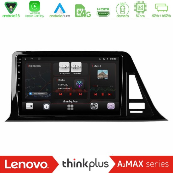 Lenovo Thinkplus A2MAX Series 8Core Android15 4+64GB  Toyota CH-R Navigation Multimedia Tablet 9"