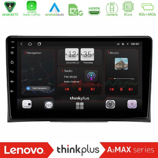 Lenovo Thinkplus A2MAX Series 8Core Android15 4+64GB  VW Transporter 2003-2015 Navigation Multimedia Tablet 9"