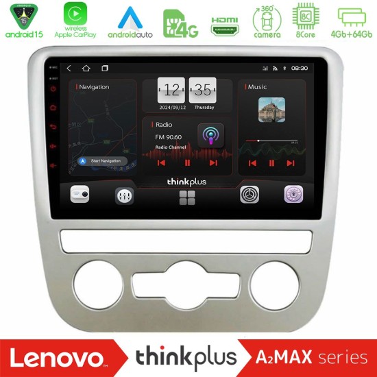 Lenovo Thinkplus A2MAX Series 8Core Android15 4+64GB  VW Scirocco 2008 – 2014 Navigation Multimedia Tablet 9"