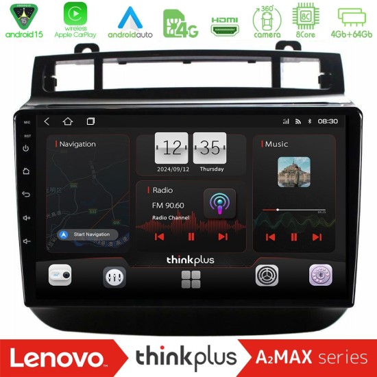 Lenovo Thinkplus A2MAX Series 8Core Android15 4+64GB VW Touareg 2011-2018 Navigation Multimedia Tablet 9"