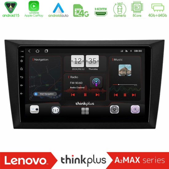 Lenovo Thinkplus A2MAX Series 8Core Android15 4+64GB  Vw Golf 6 Navigation Multimedia Tablet 9"