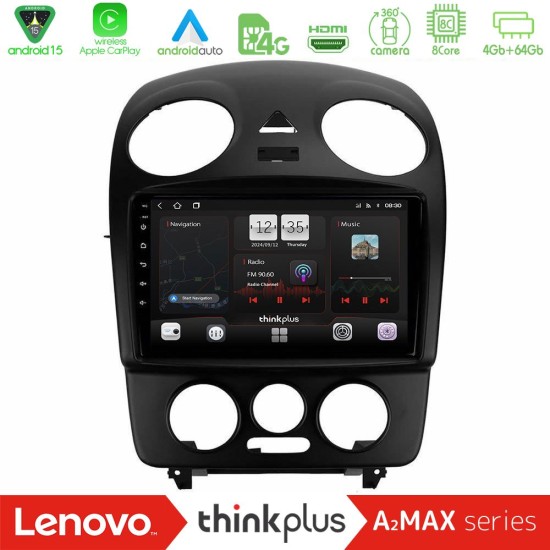 Lenovo Thinkplus A2MAX Series 8Core Android15 4+64GB  VW Beetle Navigation Multimedia Tablet 9"