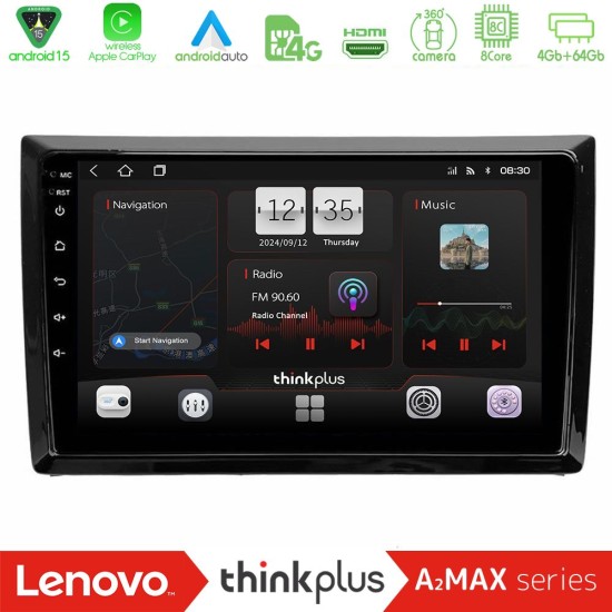 Lenovo Thinkplus A2MAX Series 8Core Android15 4+64GB  VW Beetle Navigation Multimedia Tablet 9"