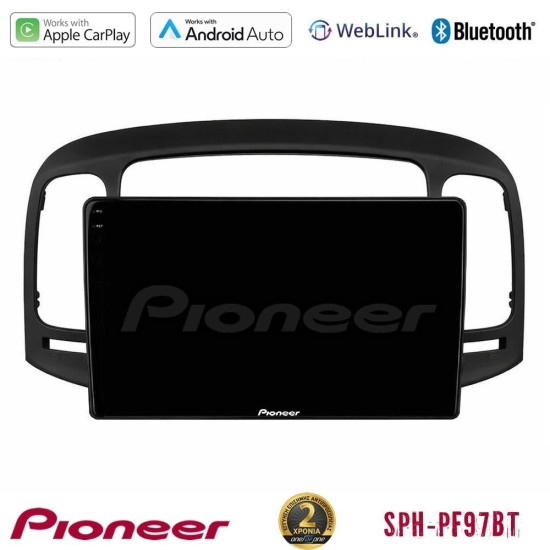 Pioneer SPH-PF97BT Series Hyundai Accent 2006-2011 Multimedia Station 9" (Tablet Style) Με Carplay & Android Auto