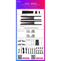 Ατμοσφαιρικός Φωτισμός Porsche Macan 2018-2024 Ambient Light Kit OEM 1:1