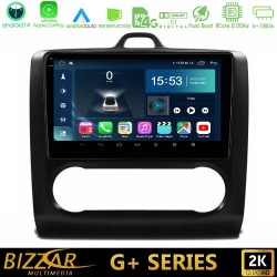 Bizzar G+ Series Ford Focus Auto AC 8core Android14 6+128GB Navigation Multimedia Tablet 9"