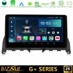 Bizzar G+ Series Mercedes C-Class W204 2008-2011 8core Android14 6+128GB Navigation Multimedia Tablet 9"