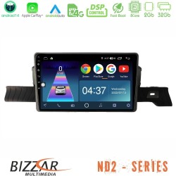 Bizzar ND2 Series 8Core Android14 2+32GB Citroen C3 You 2025-> Navigation Multimedia Tablet 9" Με Carplay & Android Auto Bizzar ND2 Series 8Core Android14 2+32GB Citroen C3 You 2025-> Navigation Multimedia Tablet 9" Με Carplay & Android Auto