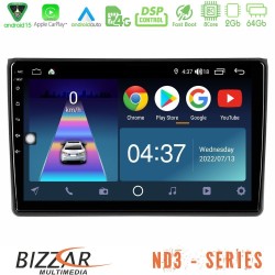 Bizzar ND3 Series 8Core Android15 2+64GB Audi A4 B7 Navigation Multimedia Tablet 9" Bizzar ND3 Series 8Core Android15 2+64GB Audi A4 B7 Navigation Multimedia Tablet 9"