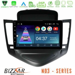 Bizzar ND3 Series 8Core Android15 2+64GB Chevrolet Cruze 2009-2012 Navigation Multimedia Tablet 9" (Μαύρο) Bizzar ND3 Series 8Core Android15 2+64GB Chevrolet Cruze 2009-2012 Navigation Multimedia Tablet 9" (Μαύρο)