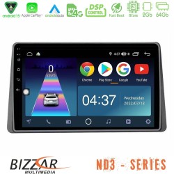 Bizzar ND3 Series 8Core Android15 2+64GB  Renault Arkana 2019-> Navigation Multimedia Tablet 10"