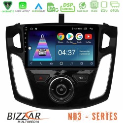 Bizzar ND3 Series 8Core Android15 2+64GB  Ford Focus 2012-2018 Navigation Multimedia Tablet 9"