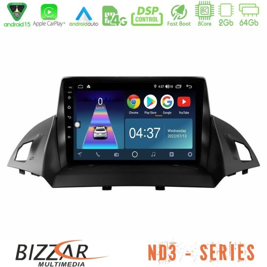 Bizzar ND3 Series 8Core Android15 2+64GB Ford C-Max/Kuga Navigation Multimedia Tablet 9" Bizzar ND3 Series 8Core Android15 2+64GB Ford C-Max/Kuga Navigation Multimedia Tablet 9"