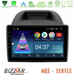 Bizzar ND3 Series 8Core Android15 2+64GB  Ford Ecosport 2018-2020 Navigation Multimedia Tablet 10"