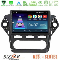 Bizzar ND3 Series 8Core Android15 2+64GB  Ford Mondeo 2011-2014 Navigation Multimedia Tablet 10"