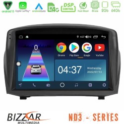 Bizzar ND3 Series 8Core Android15 2+64GB  Ford Fiesta 2008-2012 Navigation Multimedia Tablet 9" (Oem Style)