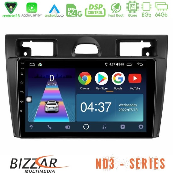 Bizzar ND3 Series 8Core Android15 2+64GB Ford Fiesta/Fusion Navigation Multimedia Tablet 9" Bizzar ND3 Series 8Core Android15 2+64GB Ford Fiesta/Fusion Navigation Multimedia Tablet 9"
