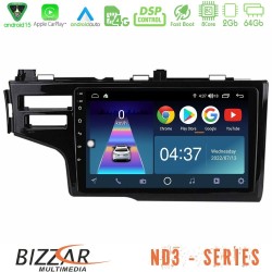 Bizzar ND3 Series 8Core Android15 2+64GB  Honda Jazz 2013-2020 Navigation Multimedia Tablet 9"