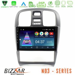Bizzar ND3 Series 8Core Android15 2+64GB Hyundai Sonata 2001-2005 Navigation Multimedia Tablet 9"