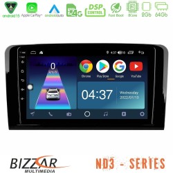 Bizzar ND3 Series 8Core Android15 2+64GB  Mercedes ML/GL Class Navigation Multimedia Tablet 9"