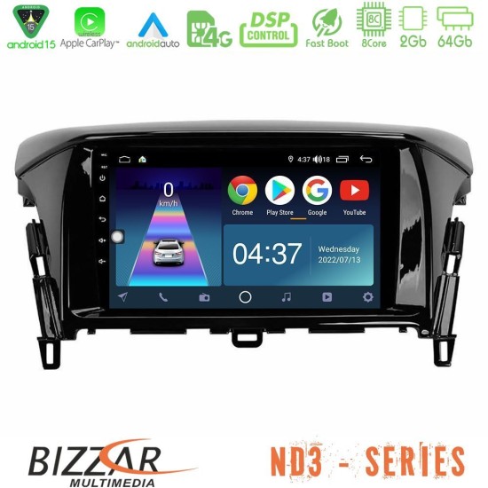 Bizzar ND3 Series 8Core Android15 2+64GB  Mitsubishi Eclipse Cross Navigation Multimedia Tablet 9"