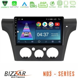 Bizzar ND3 Series 8Core Android15 2+64GB Mitsubishi Outlander 2002 – 2007 Navigation Multimedia Tablet 9" Bizzar ND3 Series 8Core Android15 2+64GB Mitsubishi Outlander 2002 – 2007 Navigation Multimedia Tablet 9"