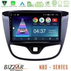 Bizzar ND3 Series 8Core Android15 2+64GB  Opel Karl 2017-2019 Navigation Multimedia Tablet 9"