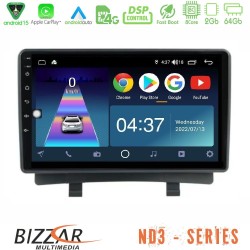 Bizzar ND3 Series 8Core Android15 2+64GB  Opel Zafira 2012-2016 Navigation Multimedia Tablet 9"