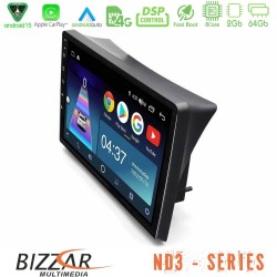 Bizzar ND3 Series 8Core Android15 2+64GB Opel Vivaro/Renault Trafic/Nissan Primastar Navigation Multimedia Tablet 10" Bizzar ND3 Series 8Core Android15 2+64GB Opel Vivaro/Renault Trafic/Nissan Primastar Navigation Multimedia Tablet 10"