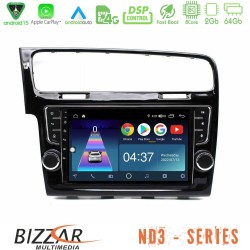 Bizzar ND3 Series 8Core Android15 2+64GB  VW GOLF 7 Navigation Multimedia Tablet 9"   (OEM Look)