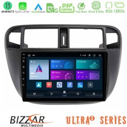 Bizzar Ultra Series Honda Civic 1995-2001 8core Android13 8+128GB Navigation Multimedia Tablet 9"