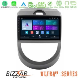 Bizzar Ultra Series Kia Soul 2009-2011 8core Android13 8+128GB Navigation Multimedia Tablet 9"