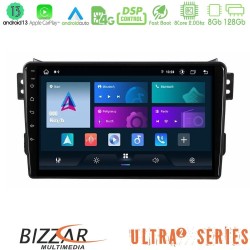 Bizzar Ultra Series Suzuki Splash & Opel Agila 2008-2014 8core Android13 8+128GB Navigation Multimedia Tablet 9"