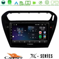 Cadence X Series Citroen C-Elysee / Peugeot 301 8core Android 14 4+64GB Navigation Multimedia Tablet 9"