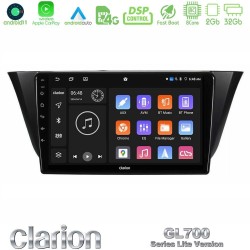 Clarion GL700 Lite Series 8Core Android11 2+32GB Iveco Daily 2014-2025 Navigation Multimedia Tablet 9" Με Carplay & Android Auto