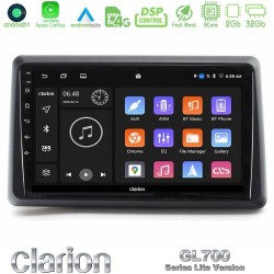 Clarion GL700 Lite Series 8Core Android11 2+32GB Renault Express 2020-2025 Navigation Multimedia Tablet 9" Με Carplay & Android Auto