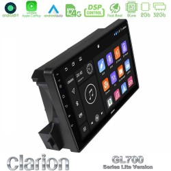 Clarion GL700 Lite Series 8Core Android11 2+32GB Ssangyong Actyon/Kyron 2005-2014 Navigation Multimedia Tablet 9" Με Carplay & Android Auto