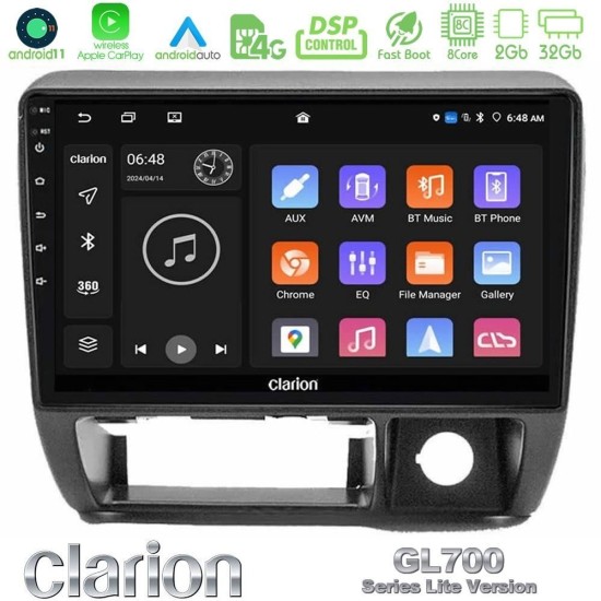 Clarion GL700 Lite Series 8Core Android11 2+32GB Suzuki Jimny 1998-2005 Navigation Multimedia Tablet 9" Με Carplay & Android Auto Clarion GL700 Lite Series 8Core Android11 2+32GB Suzuki Jimny 1998-2005 Navigation Multimedia Tablet 9" Με Carplay & Android Auto