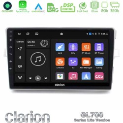 Clarion GL700 Lite Series 8Core Android11 2+32GB Toyota Verso 2009-2018 Navigation Multimedia Tablet 9" Με Carplay & Android Auto