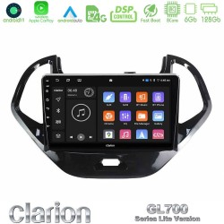 Clarion GL700 Lite Series 8Core Android11 6+128GB Ford Ka 2016-2020 Navigation Multimedia Tablet 9" Με Carplay & Android Auto Clarion GL700 Lite Series 8Core Android11 6+128GB Ford Ka 2016-2020 Navigation Multimedia Tablet 9" Με Carplay & Android Auto