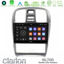 Clarion GL700 Lite Series 8Core Android11 6+128GB Hyundai Sonata 2001-2005 Navigation Multimedia Tablet 9" Με Carplay & Android Auto
