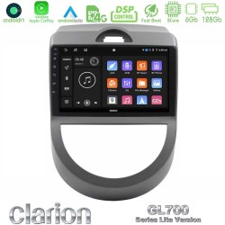 Clarion GL700 Lite Series 8Core Android11 6+128GB Kia Soul 2009-2011 Navigation Multimedia Tablet 9" Με Carplay & Android Auto