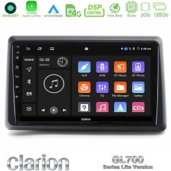 Clarion GL700 Lite Series 8Core Android11 6+128GB Renault Express 2020-2025 Navigation Multimedia Tablet 9" Με Carplay & Android Auto