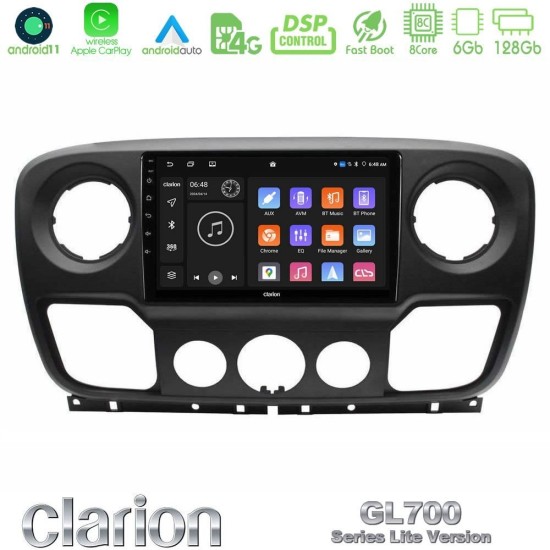 Clarion GL700 Lite Series 8Core Android11 6+128GB Renault/Nissan/Opel Navigation Multimedia Tablet 10" Με Carplay & Android Auto Clarion GL700 Lite Series 8Core Android11 6+128GB Renault/Nissan/Opel Navigation Multimedia Tablet 10" Με Carplay & Android Auto