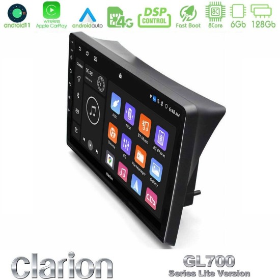 Clarion GL700 Lite Series 8Core Android11 6+128GB Opel Vivaro/Renault Trafic/Nissan Primastar Navigation Multimedia Tablet 10" Με Carplay & Android Auto Clarion GL700 Lite Series 8Core Android11 6+128GB Opel Vivaro/Renault Trafic/Nissan Primastar Navigation Multimedia Tablet 10" Με Carplay & Android Auto