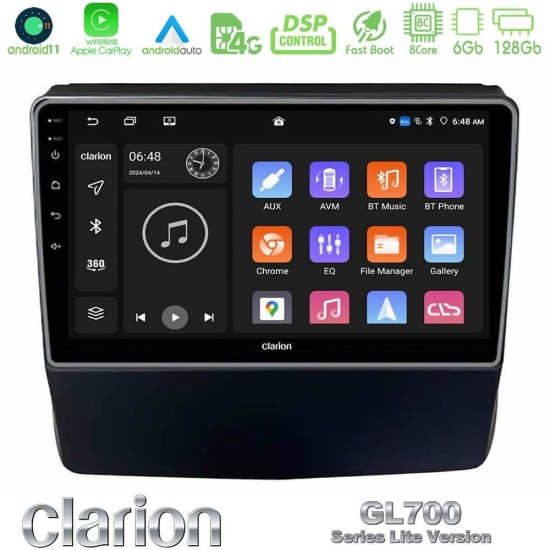 Clarion GL700 Lite Series 8Core Android11 6+128GB Subaru Forester/Impreza 2018-2021 Navigation Multimedia Tablet 9" Με Carplay & Android Auto