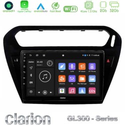 Clarion GL300 Series 4Core Android11 2+32GB Citroen C-Elysee / Peugeot 301 Navigation Multimedia Tablet 9" Με Carplay & Android Auto Clarion GL300 Series 4Core Android11 2+32GB Citroen C-Elysee / Peugeot 301 Navigation Multimedia Tablet 9" Με Carplay & Android Auto