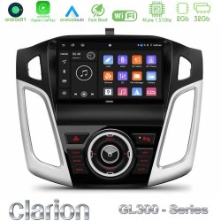Clarion GL300 Series 4Core Android11 2+32GB Ford Focus 2012-2018 Navigation Multimedia Tablet 9" Με Carplay & Android Auto Clarion GL300 Series 4Core Android11 2+32GB Ford Focus 2012-2018 Navigation Multimedia Tablet 9" Με Carplay & Android Auto